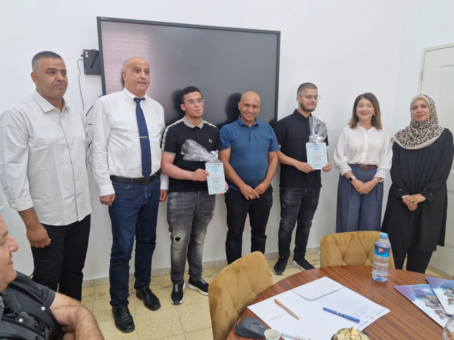 Bua Rasheed 1 Amal Executive Team Visits Ahed School for Excellence in Sciences, Hura ...